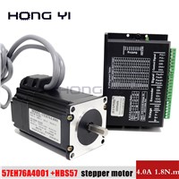 4.0A 1.8N. M Step-Servo Motor 57EH76A4001+HBS57 NEMA 23 Closed Loop DC-20-50 Servo Driver