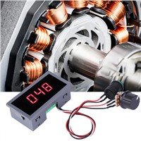 DC Motor Speed Controller PWM DC Motor Controller Stepless Speed Adjustment Regulator with LED Display 6~30V 6A 8A