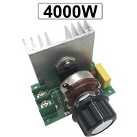 4000W Voltage Regulator 220V AC SCR Dimmer 220V 4000W Use for Dimming Temperature Adjustment 220V Motor Speed Control Etc.