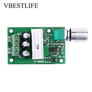 DC 6-28V Motor Speed Regulator 3A PWM DC Motor Speed Controller Switch Function 1206B with Outer Case