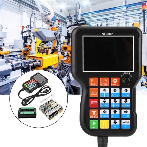 CNC Controller NCH02 CNC Motion Controller System Controller Board + 24V Switching Power Supply Industry Automation Tool