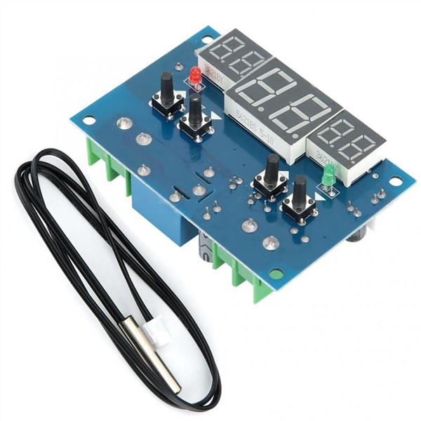 DC9~15V Thermostat Module XH-W1401 Digital Thermostat Module Intelligent Temperature Control Module + NTC Sensor