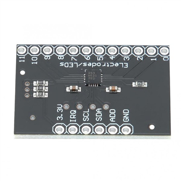 2 Pcs MPR121 Capacitive Touch Sensor V12 Touch Sensor Controller Module I2C Interface Keyboard