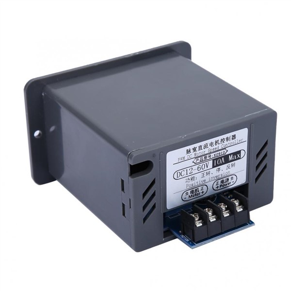 Motor Speed Controller CW/CCW Adjustable Speed with Switch Controller DC Motor Governor DC12V-60V 10A