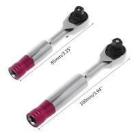 1/4 &amp;quot;Mini Llave De Trinquete De Torque 85mm/100mm Llave De Enchufe Herramienta De Reparacin Para Bicicleta De VehCulo