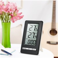 Accurate Household LCD Digital Wireless Thermometer Indoor &amp;amp; Outdoor Temperature Measurement With12H/24H Clock Display