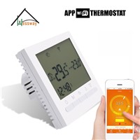 EU Gas Boiler Heating Multifunction Smart Thermostat WiFi APP Remote Controls Thermostats Programmable Wiht Russia English