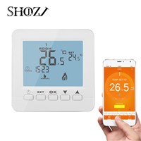App Control Gas Boiler Temperature Controller Heating Programmable Thermostat Wall Mount