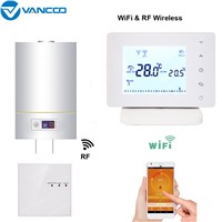 WiFi &amp;amp; RF Wireless Room Thermostat Programmable Temperature Regulator Gas Boiler Heating Remote Control Temperature Controller