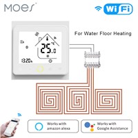 Smart Thermostat WiFi Temperature Controller Water Warm Floor Heating Work with Alexa Google Home Tuya APP Remote Control