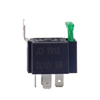 1PC 12V DC 4 Pin Car Automotive Fused Relay 30A Normally Open Relais, Socket Optional
