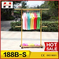 188B-S heat resisting substantial telescopic clothing rack clothes dryer with gold color