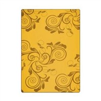 14706 Flower Pattern Etched Golden Colored Stainless Steel Sheets Elevator Decoration Plate