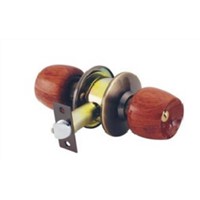 wood door knob lock
