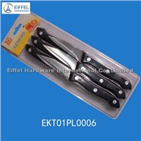 Fruit Knife with Plastic Handle in blister card (EKF01PL0006)