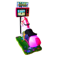 kiddie ride car 17 inch LCD children's swing machine