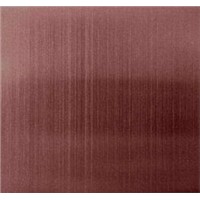 14738  Wine Red Ti-coating Colored Hairline Finish Stainless Steel Plate For Auto Revolving Door