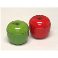 apple shape tin box tea box