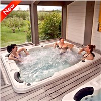 Hot sale Balboa system outdoor massage jacuzzi for 7 person jacuzzi