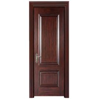 Wooden door made of solid wood and plywood, plywood door
