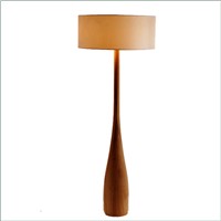 modern simple wood floor lamp