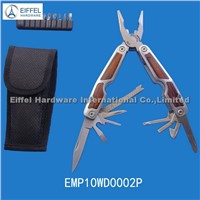 Wood handle plier &amp;amp; with 9 bits ( EMP10WD0002P)