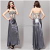 Sexy Long Formal Strapless Sequins Beading Evening Prom Party Women Dress