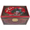 Carved lacquer luxury jewelry case