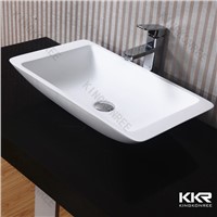 Solid Surface Bathroom Wash Basin / Bathroom Sink