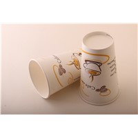 16OZ/480ML Custom Logo Printed Disposable Paper Coffee Cups And Lids  Wholesale Price