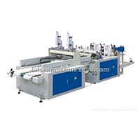 Automatic double speed vest bag making machine