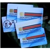 PVC plastic blank contact smart card contact blank card/blank pvc ic card size cr80