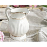 Ceramic pitcher vase, ceramic interior vase, ceramic decorative vase, ceramic table vase