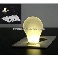Creative LED card night lamp