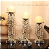 Best seller traditonal round crystal glass candle holder for events/parties/weddings/christmas