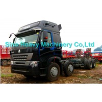 ISO CCC SINOTRUK HOWO A7 8x4 420HP Box Stake Truck/Cargo Truck  EURO2/3   351-450hp   (Hot sales)