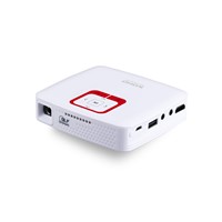 RGB LED mobile video projector with built-in battery 1080p hdmi pocket projector business&amp;home use