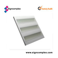 Signcomplex 60x60cm led troffer fluorescent replacement led ceiling panel