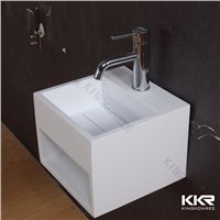 Solid surface resin bathroom wash basin