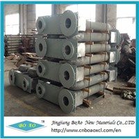 Centrifugal/spun casting radiant tube used in steel mills