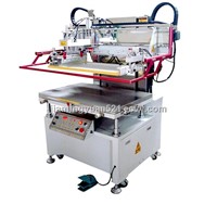 vertical semi auto silk screen printing machine