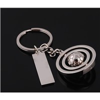Fashion design ball shape keychains promotional keychains metal keyrings