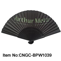 Personalized bamboo paper fan full color printing