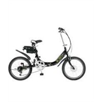 E-Go 20 Inch Wheel 6 Speed Electric Bike - Black