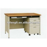 Steel Office Computer Desk with Cabinet
