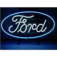 New T438 FORD handicrafted real glass tube neon light beer lager bar pub club sign.