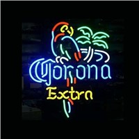 New T49 CORONA EXTRA handicrafted real glass tube neon light beer lager bar pub club sign.