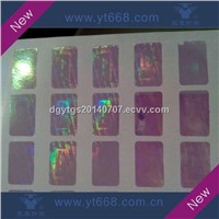 transparent laser sticker