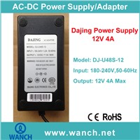 12V 4A Power Supply AC Adapter for LCD/LED Monitor DJ-U48S-12