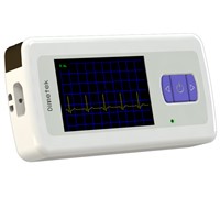 portable color display ECG recorder heart care device